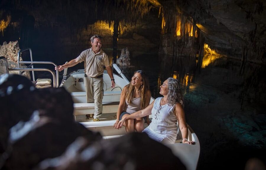 Palma: Caves of Drach Entrance, Music Concert, and Boat Trip - Walking through 320 steps underground