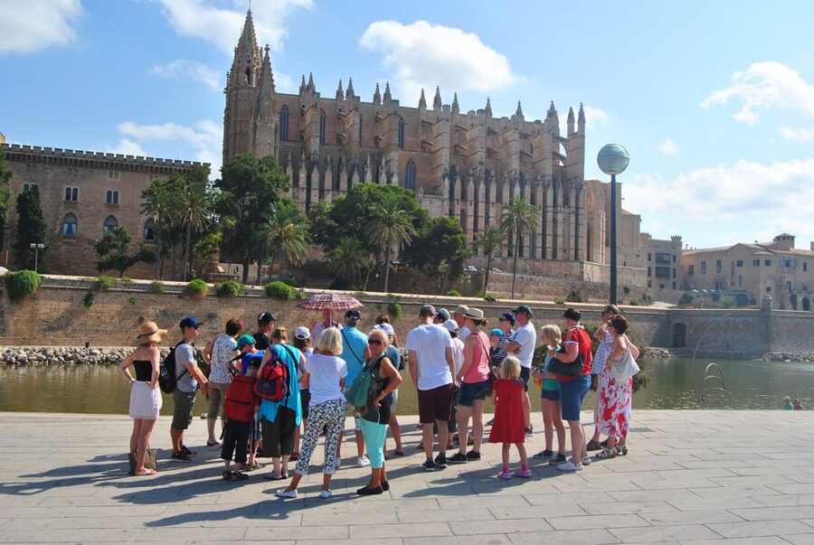 Palma de Mallorca: City Walking Tour with The Cathedral - Narrow lanes, Plaza de Cort, and Palma’s public life