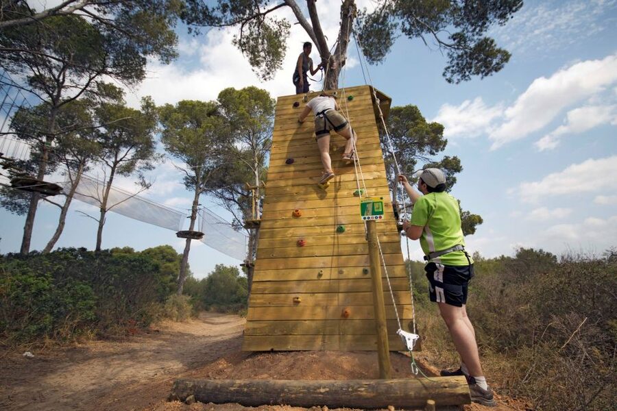 Palma: Family or Sports Course Adventure at Forestal Park - The Family Course, step by step