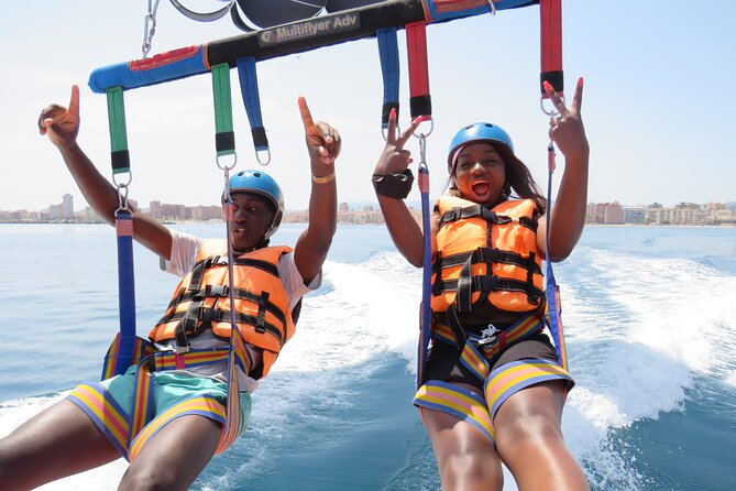 Parasailing in Fuengirola - The Highest Flights on the Costa - A gentle launch, not a roller coaster