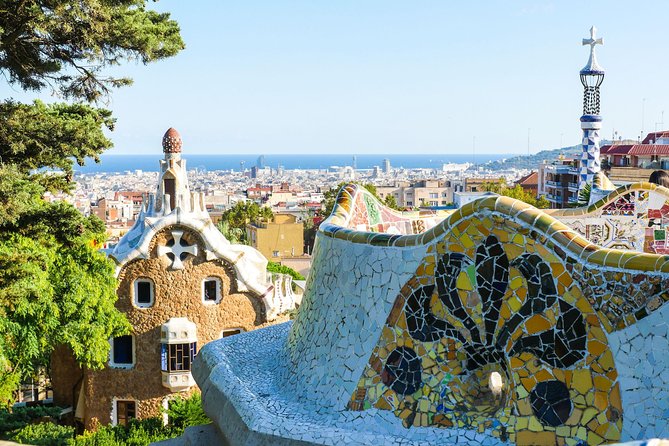 Park Guell Guided Tour with Skip the Line Tickets - The Hall of Columns and its mosaic ceiling