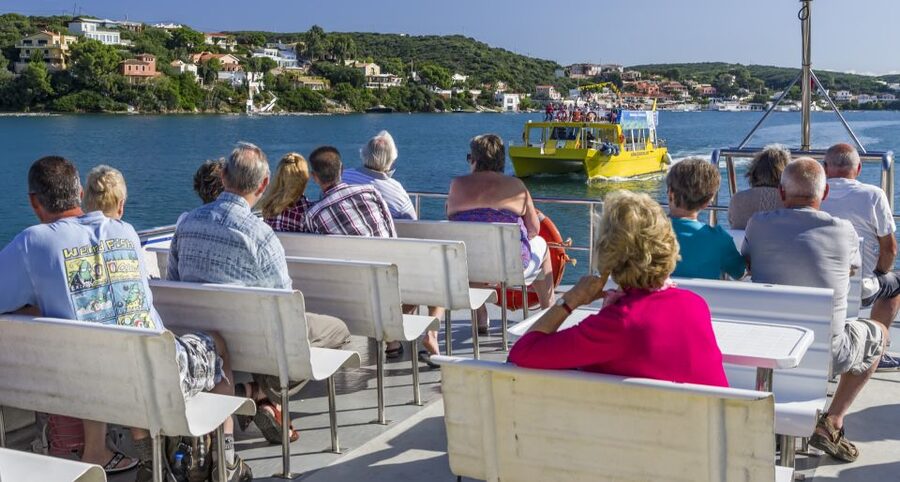 Port Mahon: 1-Hour Harbor Cruise with Underwater Views - The northern shore, naval base, and sheltered coves