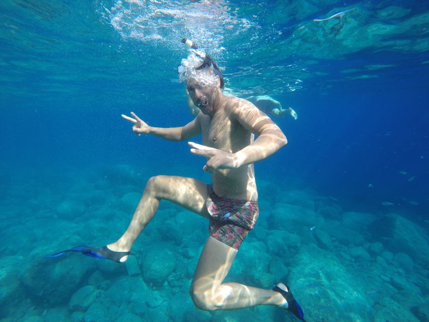 Puerto de Mogan: Boat and Snorkeling Trip - The Tasarte coast provides the scenic hour