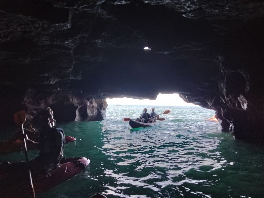 Puerto Mogán: Guided Adventure Kayak Tour in Caves & Snorkel - What the $74 price gets you