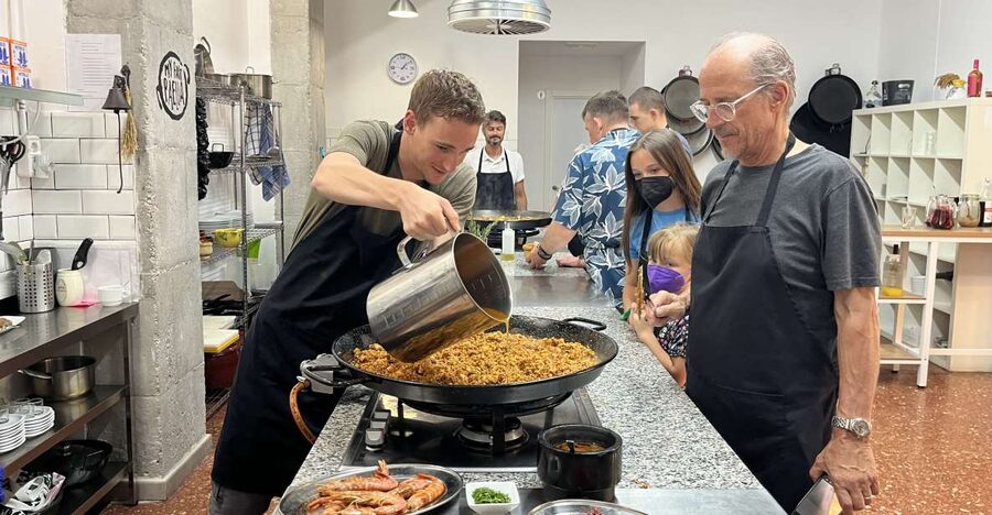Real Paella Cooking Class – Market Visit & Sangría Workshop - Tapas first, then a sangria lesson