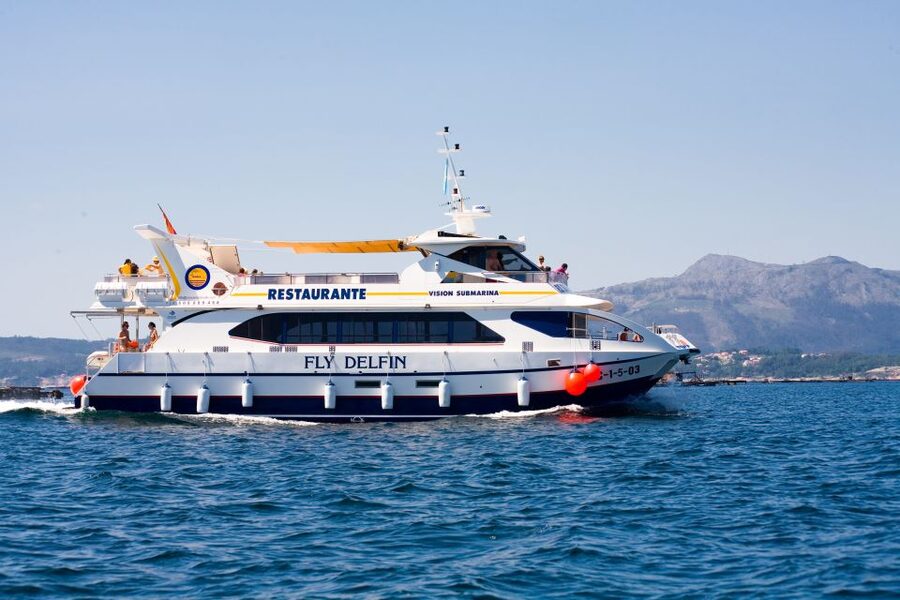 Ría de Arousa: Boat Ride to Mussel Farm with Tasting - The underwater viewing section