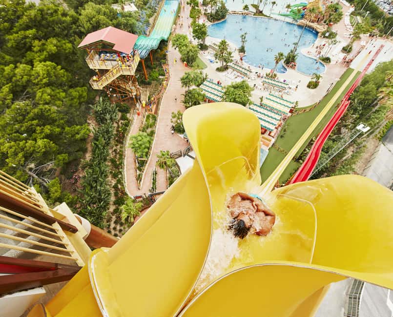 Salou: PortAventura Caribe Aquatic Park 1-Day Ticket - The slides: thrilling, but height rules matter