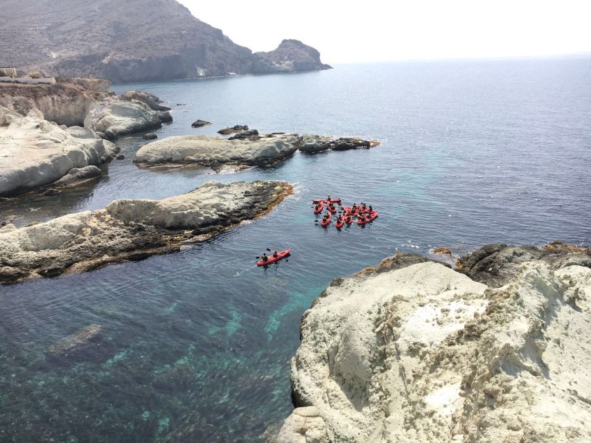 San José: Cabo de Gata Natural Park Kayak and Snorkel Tour - The beach briefing makes the first paddle easier
