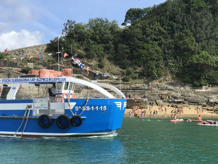 San Sebastian: Boat Tour with Stop at Santa Clara - The Seasonal Bar and Basic Facilities