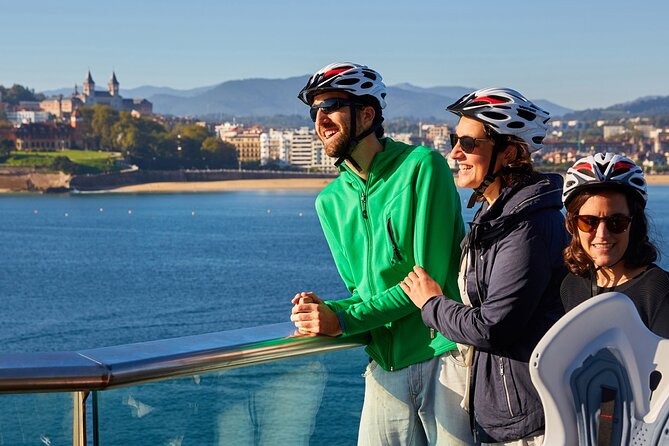 San Sebastian E-bike trour: Basque History and Cultural. - The Morlans tunnel and the city beyond the postcard