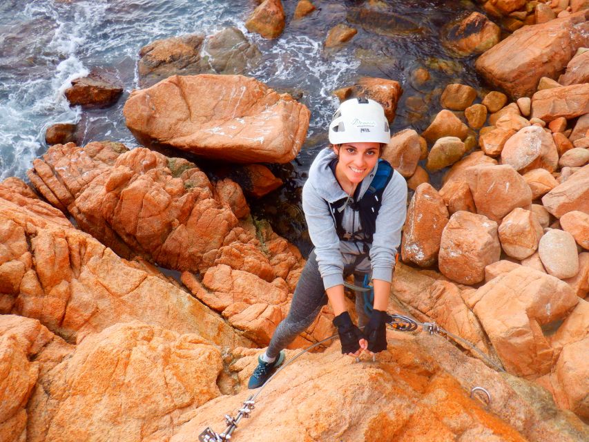 Sant Feliu de Guixols: Climb Via Ferrata Cala del Molí - The harder second section
