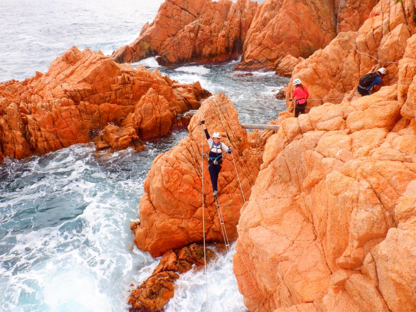 Sant Feliu de Guixols: Climb Via Ferrata Cala del Molí - Photos, refreshments, and the value of $41
