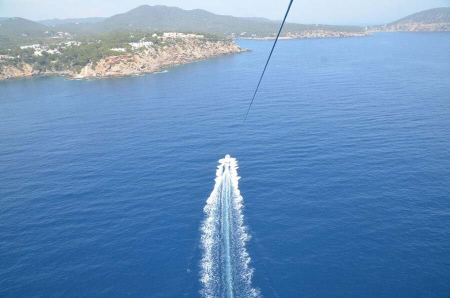 Santa Eulària des Riu: Parasailing Boat Cruise with Drinks - The boat ride adds more than a transfer