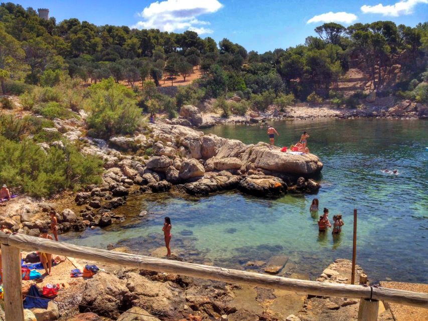 Santa Ponta/Peguera: Dragonera Island Cruise with Swim Stop - The first swim near Dragonera