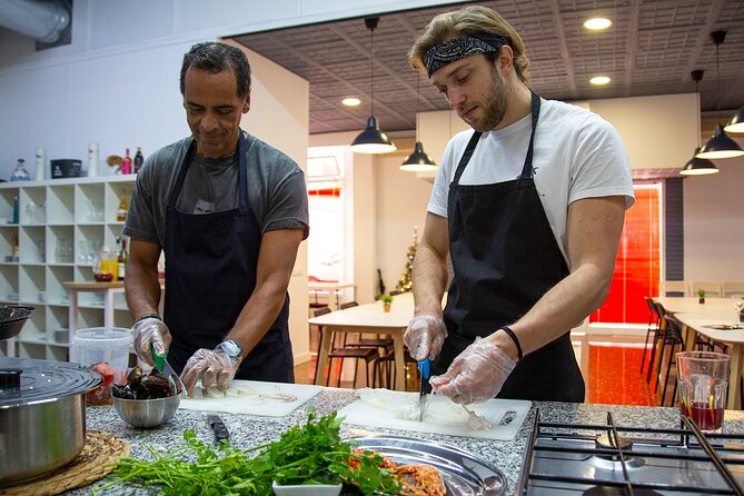 Seafood paella cooking class, tapas and visit to Ruzafa market. - Cooking Seafood Paella Step by Step