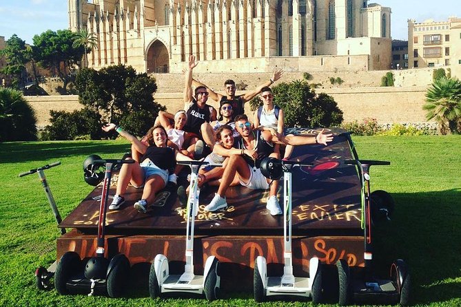 Segway Tour 1 Hour in Palma - Learning the Segway before the ride begins