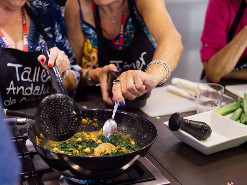 Seville: 3.5-Hour Spanish Cooking Class & Triana Market Tour - Spinach with chickpeas and changing seasonal dishes