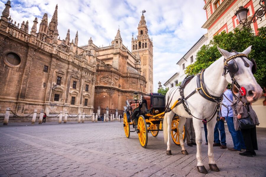 Seville: Authentic and Romantic Horse-Drawn Carriage Ride - Is it suitable for families and less mobile visitors?