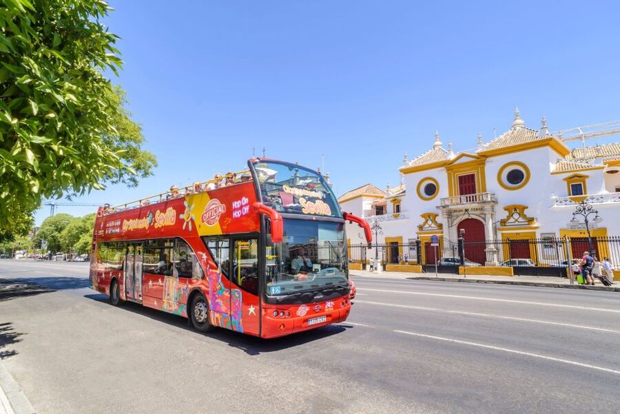 Seville: City Sightseeing Hop-On Hop-Off Bus Tour - Audio commentary, comfort, and practical bus details