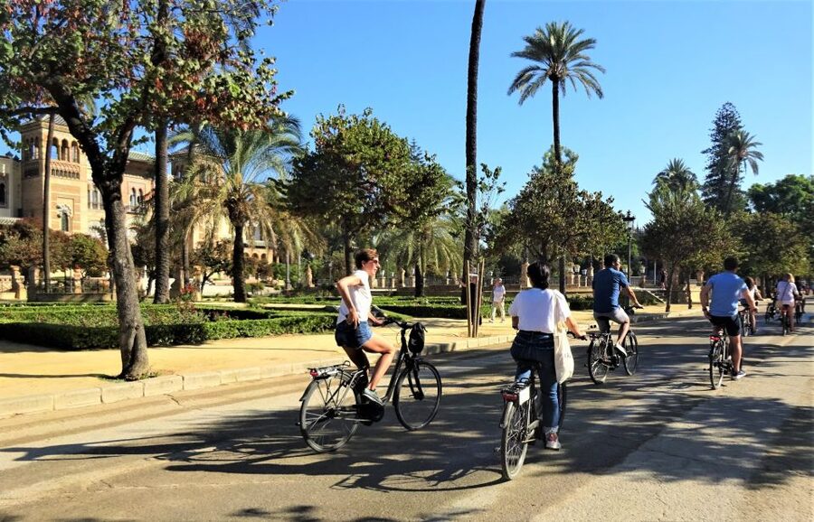 Seville: Electric Bike Tour in Small Group - Plaza de España and María Luisa Park