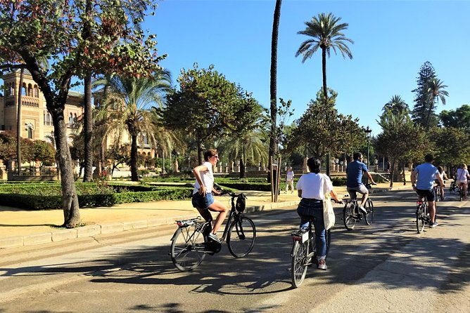 Seville Electric Bike Tour - Small Group - San Telmo Palace and the southern route