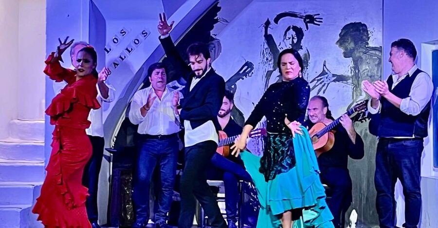 Seville: Flamenco Show at Tablao Los Gallos - Entering Tablao Los Gallos in Santa Cruz