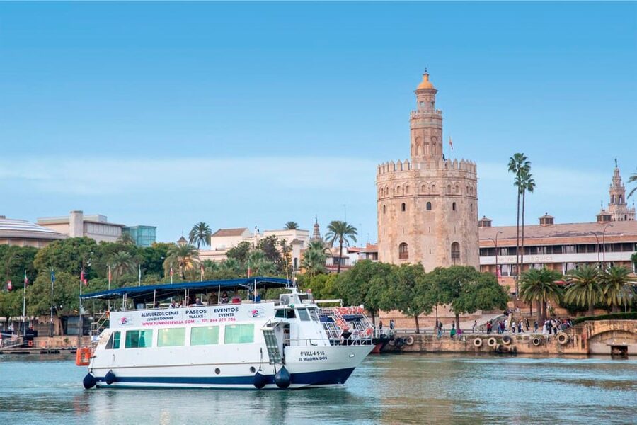 Seville: Guadalquivir Boat Tour with Optional Lunch/Dinner - Finding Fun Ride Sevilla at Muelle de Nueva York