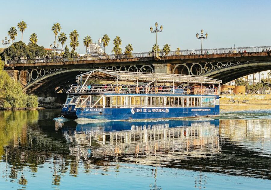 Seville: Guadalquivir River Cruise - A gentle ride on a two-deck boat