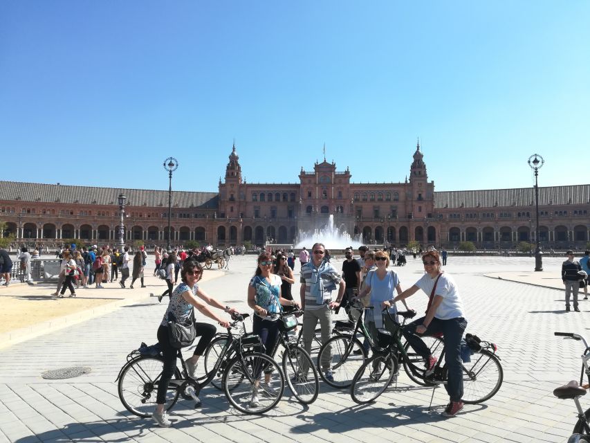 Seville: Highlights Bike Tour with Local Guide - Parque de María Luisa and Plaza de España