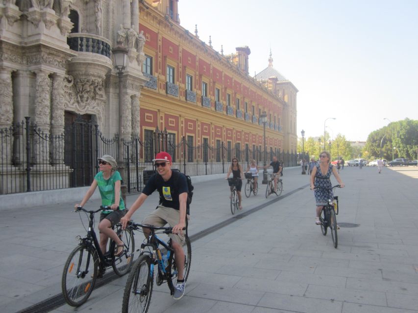 Seville: Highlights City Bike Tour - Maria Luisa Park gives the ride breathing room