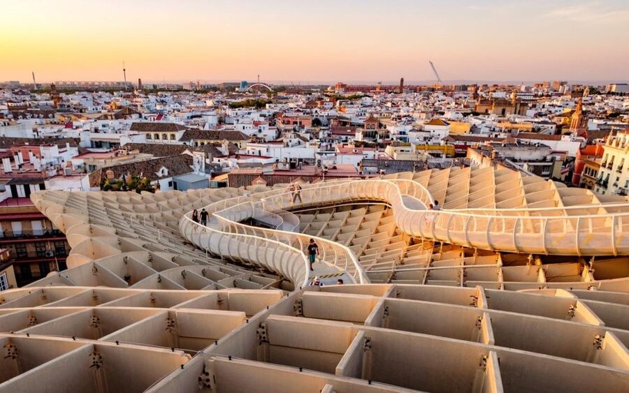 Seville: Las Setas Guided Tour & Optional City Tour - The Antiquarium beneath the wooden canopy