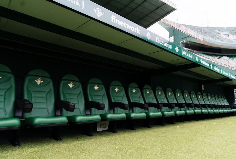 Seville: Real Betis Tour at the La Cartuja Stadium - Starting at Gate 2 and looking down from the presidential box