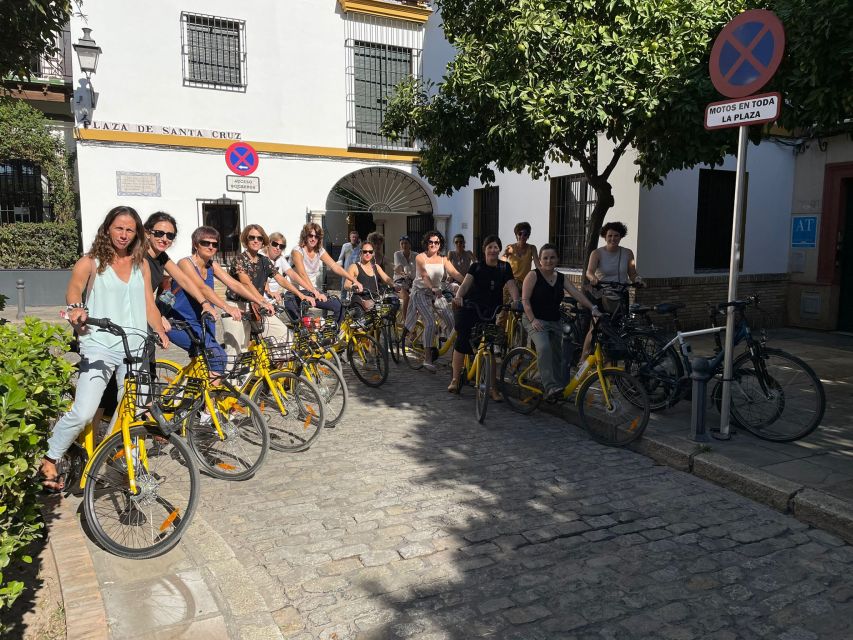 Seville: Relaxing City Bike Tour with a Tour Guide - The Exposition’s Tile Work and Seville’s Architecture