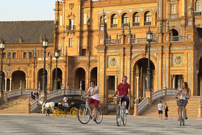Sunset Guided Bike Tour in Seville - Palau de San Telmo and the old tobacco factory