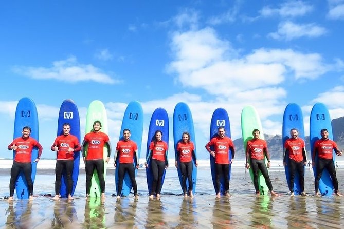 Surf lessons in Famara 9:15-14:30h (4 hours of class) - The First Water Session Before Lunch