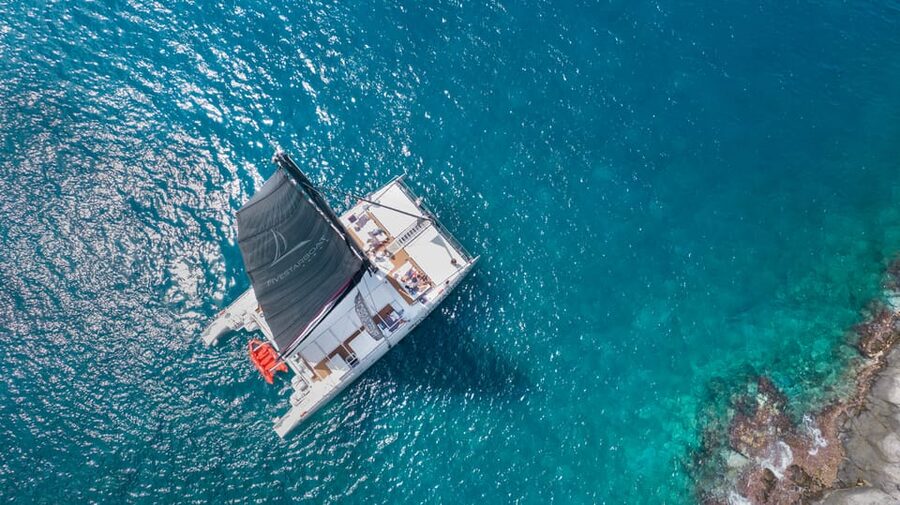 Tenerife: Catamaran Cruise with Brunch and Unlimited Drinks - Canarian food, served in a practical box