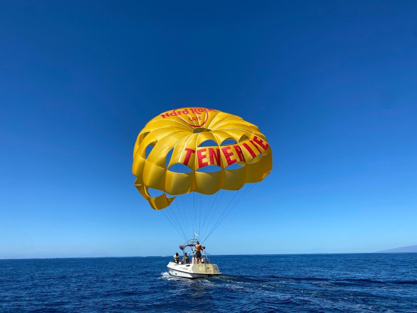Tenerife Costa Adeje Parasailing - The return landing and ride back