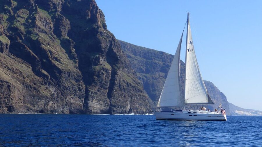 Tenerife: Los Gigantes Whale Watching Cruise by Sail Boat - Swimming and snorkeling below the cliffs