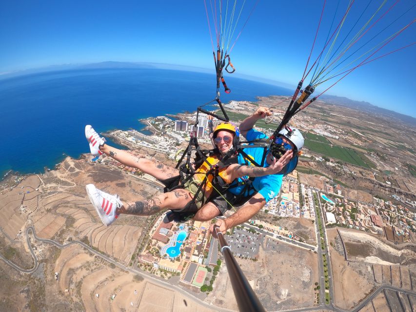 Tenerife: Paragliding with National Champion Paraglider - Taking off above Adeje