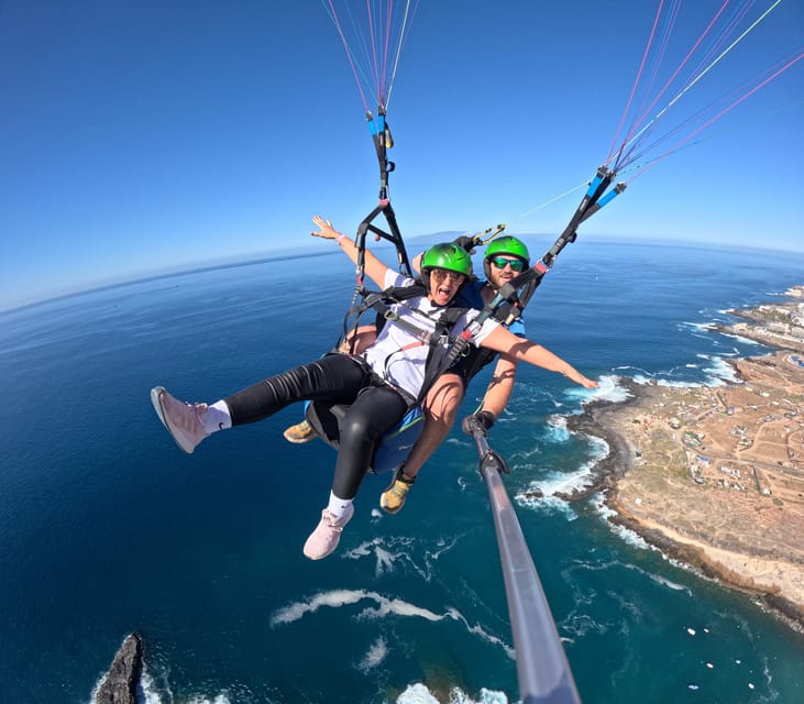Tenerife: Tandem Paragliding in Adeje with hotel transfer - Gliding over Adeje toward La Caleta