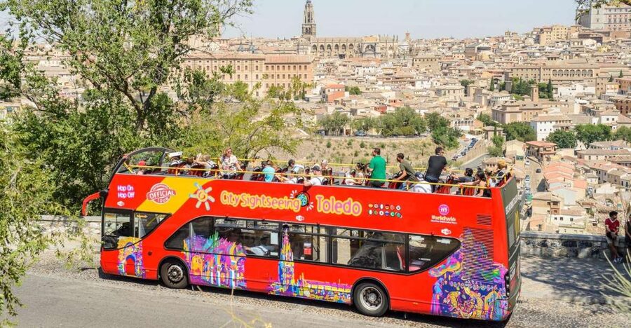 Toledo: City Sightseeing Hop-On Hop-Off Bus Tour & Extras - Stop 1: Alcázar de Toledo