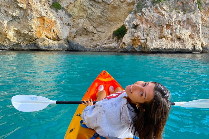 Uncharted Caves & Snorkelling Heaven: Cala Granadella Kayak Tour - Cala en Calo and the underwater cave