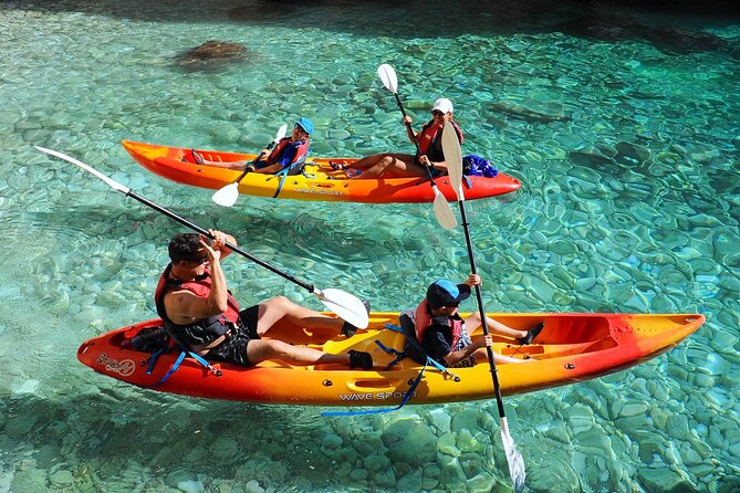 Uncharted Caves & Snorkelling Heaven: Cala Granadella Kayak Tour - What the $60.46 price gets you