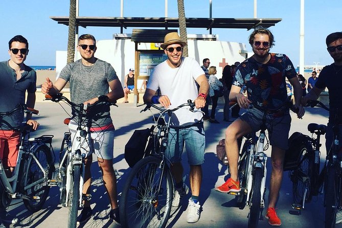 Valencia Bike Tour from the City to the Beach, plus Bike Guy App! - Gardens, the flower bridge, and Turia Park