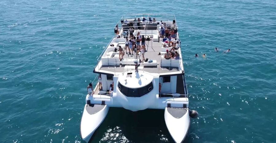 Valencia: Catamaran Cruise, Paella Lunch and Swim Stop - The Port Saplaya swim stop