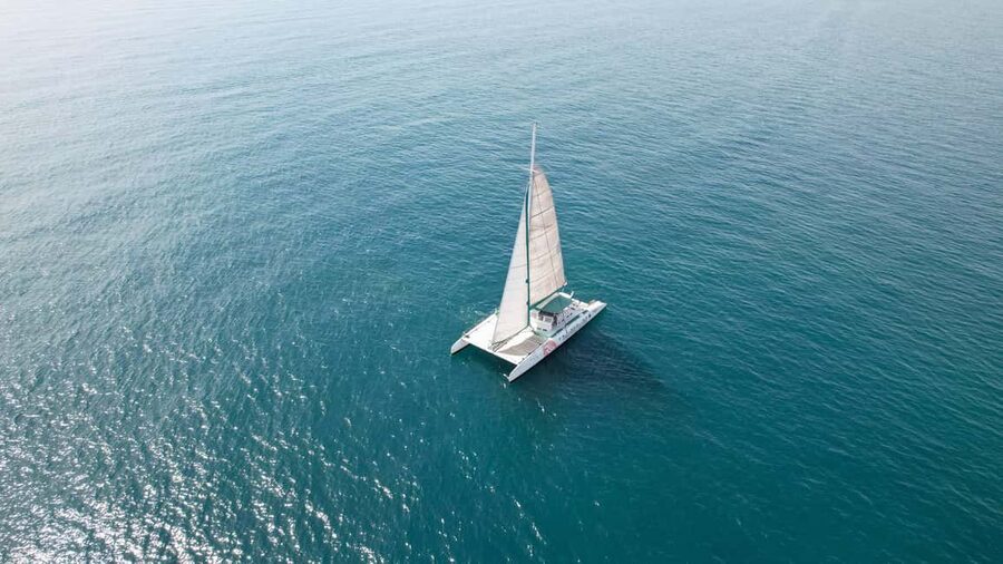 Valencia: Catamaran Cruise with Swimming & Optional DJ - Leaving Valencia’s marina for the open sea