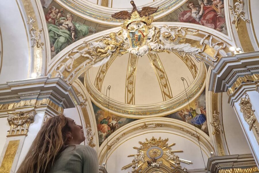 Valencia: Cathedral, St Nicholas, and Lonja de la Seda Tour - St Nicholas Church and its painted ceiling