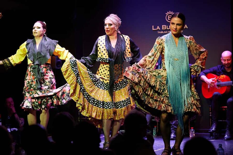 Valencia: Flamenco Show with Dinner at La Bulería - The VIP Excellence menu and table position