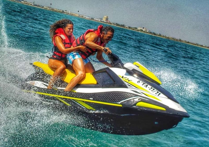 Valencia: Pobla de Farnals JetSki Rental, photos &BeachClub - Setting off from Pobla de Farnals marina