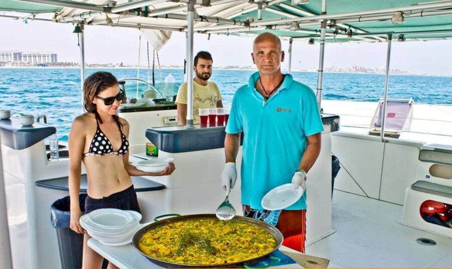Valencia: Sailing Catamaran Cruise with Valencian Lunch - Paella Lunch on the Water